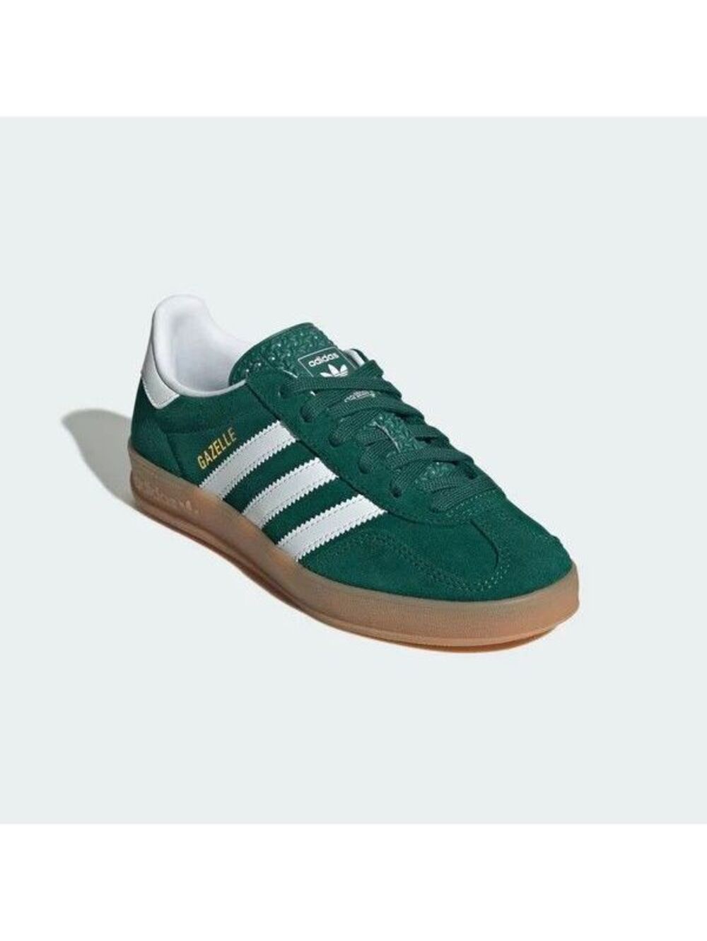 Adidas Gazelle J Green-White Sz Kids 3.5